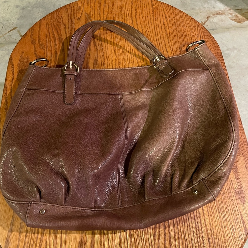 Furla Rich Brown Leather Tote - Picture 4 of 7